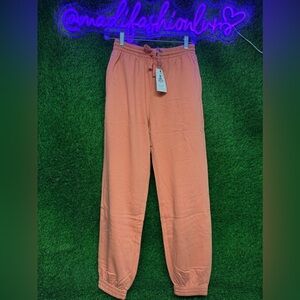 Easel Coral Track Pants